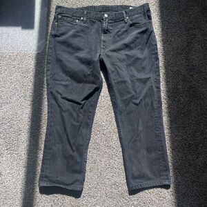 Vintage Levi Strauss 511 42 x 30 black denim made in USA Straight-Leg Jeans